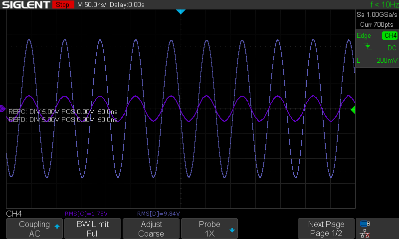 20m, 1.9W output